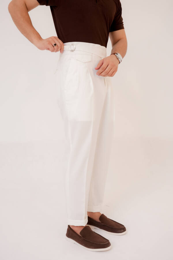 Classic Gurkha Pant (Off White)